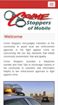 Mobile Screenshot of crimestoppersofmobile.org