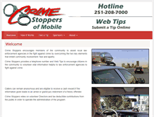 Tablet Screenshot of crimestoppersofmobile.org